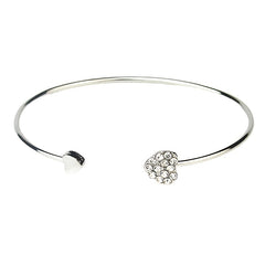 Love Heart Bangle Bracelet Hand Jewelry For Women