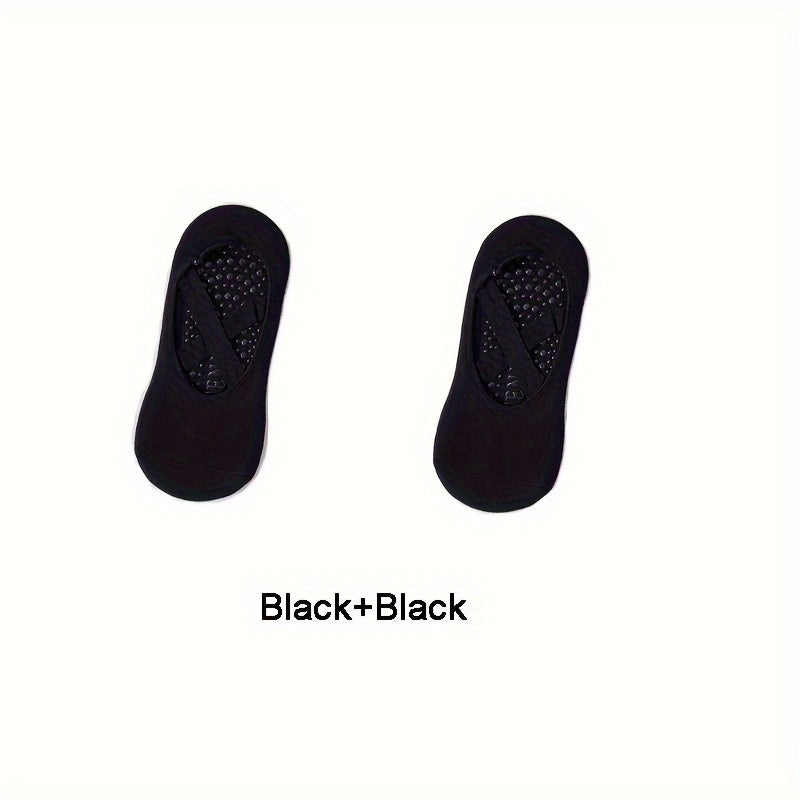 Non Slip Yoga Socks for Women with Grips & Straps