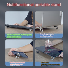 2pcs Dual Phone Laptop Tablet Keyboard Stand Portable Workstation