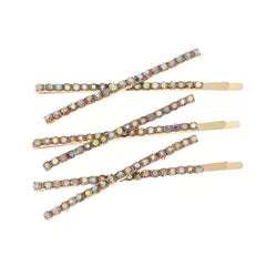 Rhinestone Faux Pearl Hair Clips for Women Girls, 3pcs