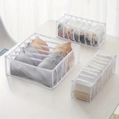 Set Of 3 Sock Underwear Organizer Dividers Storage Boxes