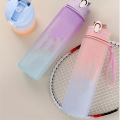 Time Marker Water Bottle Leakproof Fitness Sports Cup
