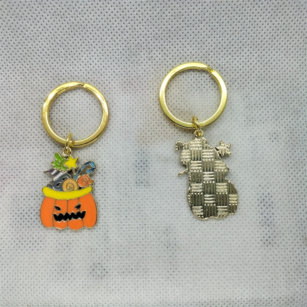 Cartoon Pumpkin Ghost Keychain Bag Pendant Charm Party Gift