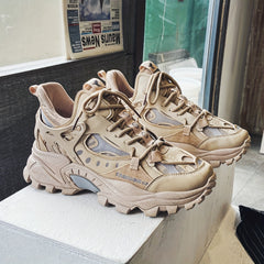 Men's Chunky Dad Sneakers Lace up Athletic Shoes