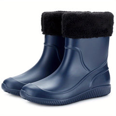 Men's Waterproof Rain Boots Lightweight Garden Shoes