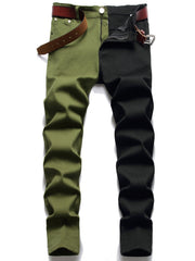 Slim Fit Stretch Jeans Men's Casual Street Style All Seasons