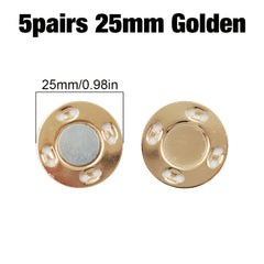 5Pairs Magnetic Buttons Invisible Metal Button Sewing Supplies