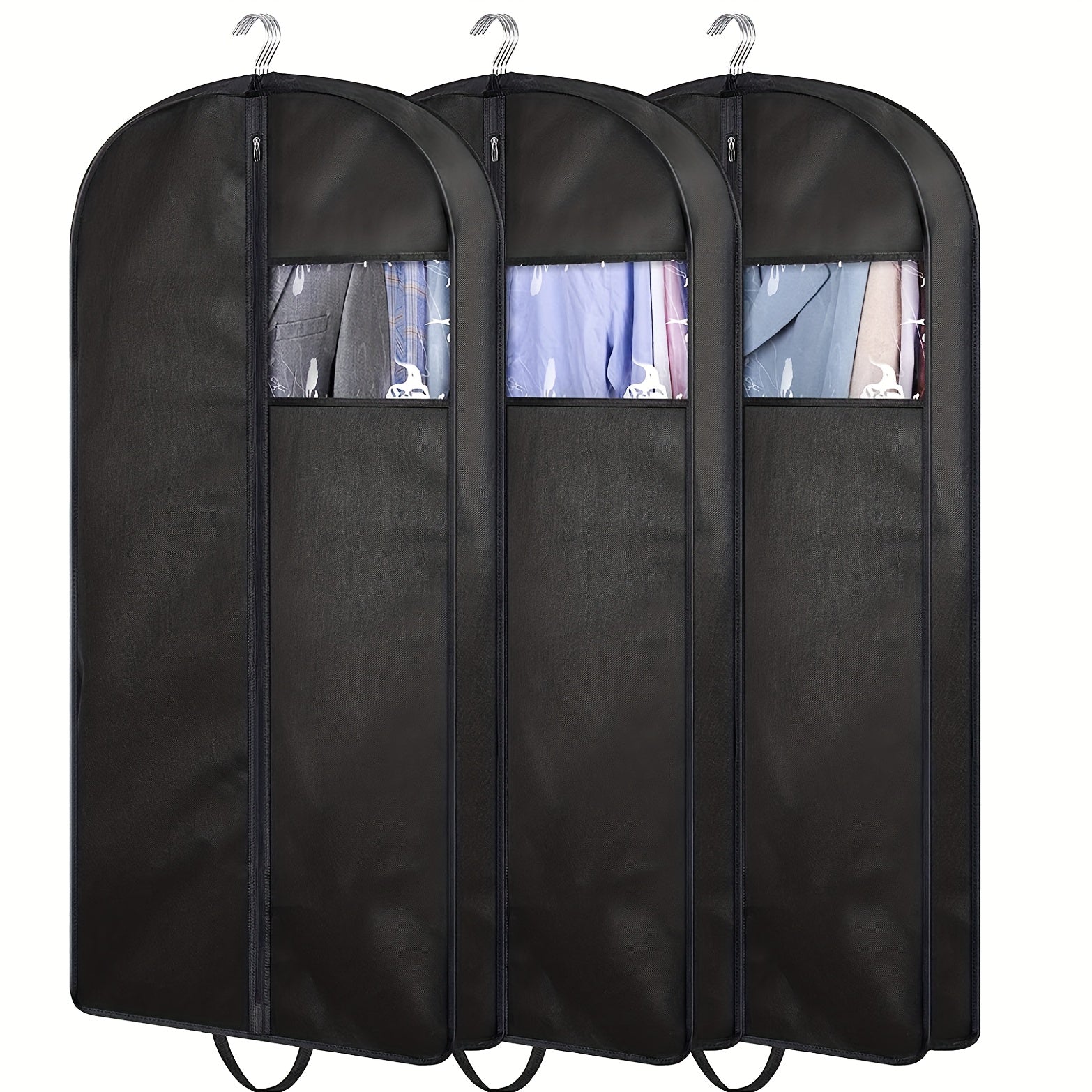 Suit Bags for Closet and Travel, Pack of 3