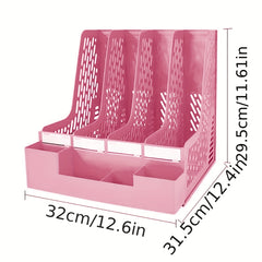 Desktop Information Book Storage Rack Desktop Bookshelf Desktop Storage Rack