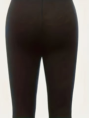 Ears Of Rice Print High Rise Leggings