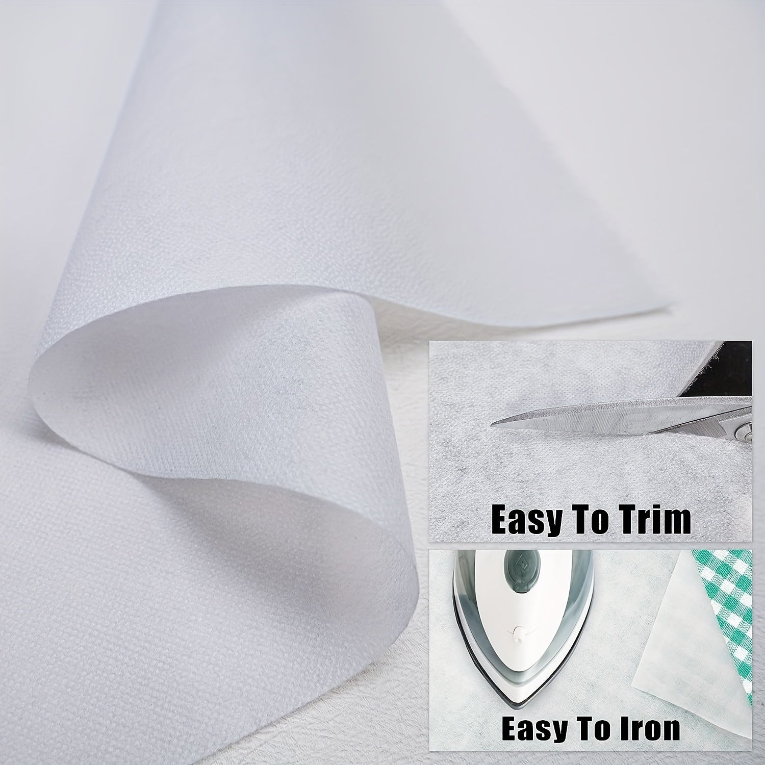 Iron On Fusible Interfacing Non Woven Light Weight Apparel Interfacing