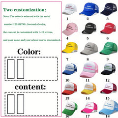 Personalized Custom Truck Driver Hats Two Tone Green Lightweight Foam Base