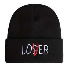 Embroidery Knitted Beanie Hat for Men & Women
