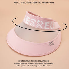 Candy Transparent Sun Hat Women UV Protection Travel Beach Hats