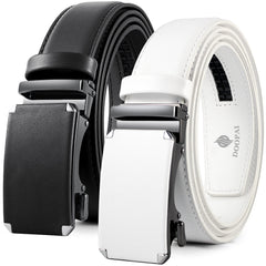Doopai Men's Ratchet Dress Belt Adjustable 4 Leath