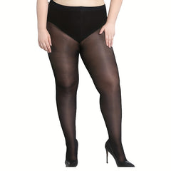 Solid High Waist Tights for Daily Wear