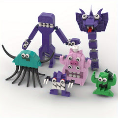 Kindergarten Game Green Monster Garden Doll Rainbow Friends Building Blocks