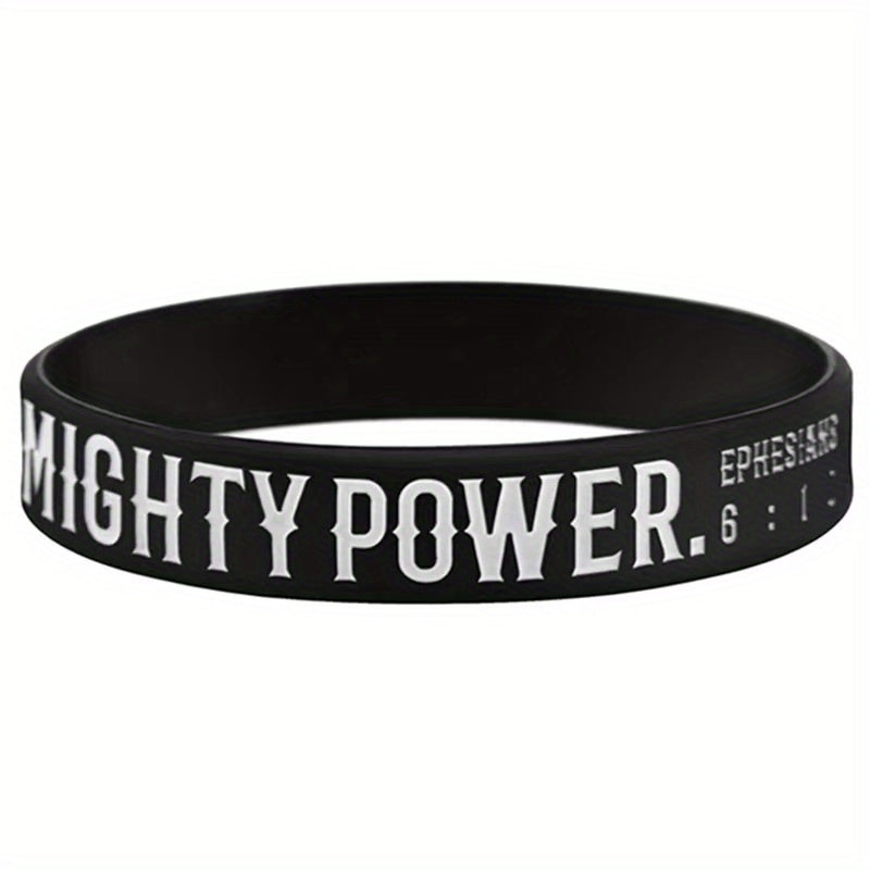 Women's Inspirational Baseball Silicone Bracelet - Motivational Wristband