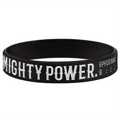 Women's Inspirational Baseball Silicone Bracelet - Motivational Wristband