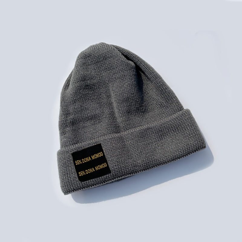 Women's Thickened Winter Beanie Hat Warm Plush Soft Wool Hat Cold Proof Knitted