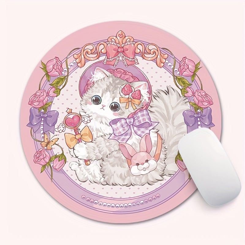 Cartoon Mouse Pad Non-slip Desk Mat Comfortable Keyboard Mat