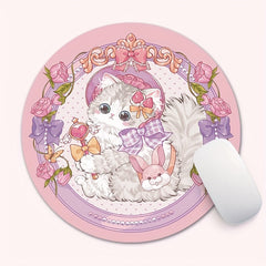 Cartoon Mouse Pad Non-slip Desk Mat Comfortable Keyboard Mat