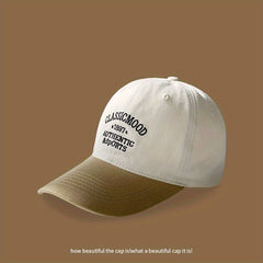 Embroidered Men's Baseball Cap Soft Top Sunscreen Hat