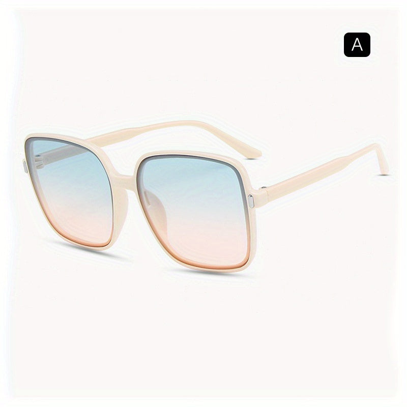 Men's Large Square Sunglasses UV Resistant for Beach Photography