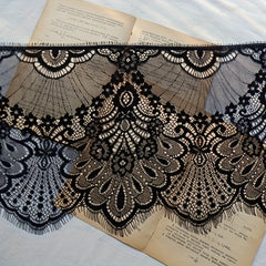 Lace Edge Trim Applique Sewing Crafts Clothing Sleeve Skirt Splicing Fabric