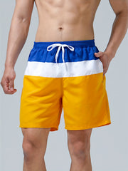 Men's Casual Block Shorts for Summer