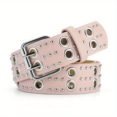 Rivet Wide Waist Belts Hip Hop Pants Jeans Belts Unisex