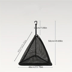 Durable Triangle Hanging Bag Mesh Hanging Basket Net
