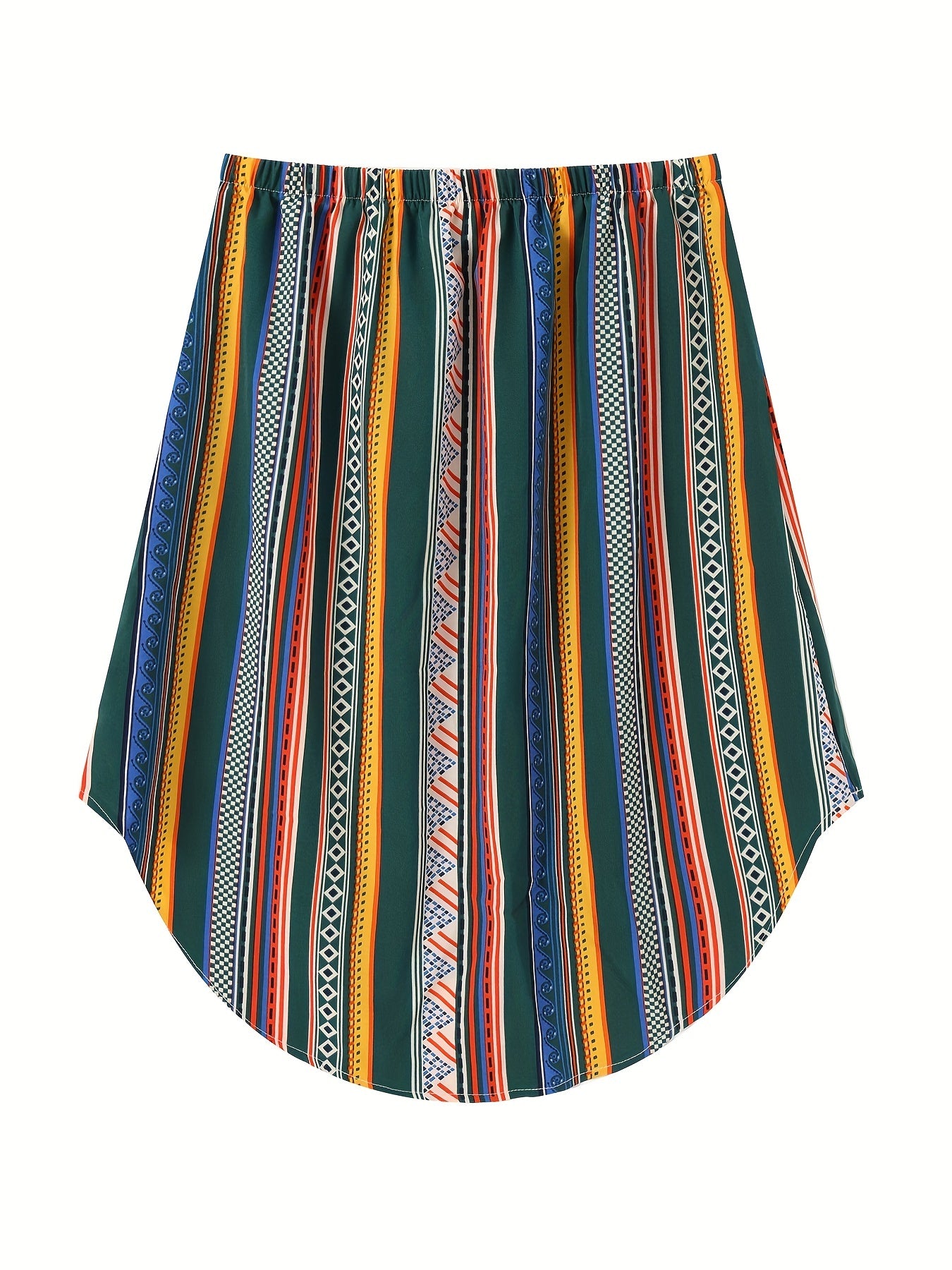 Random Print Casual Skirt for Summer & Spring Women's Clothing