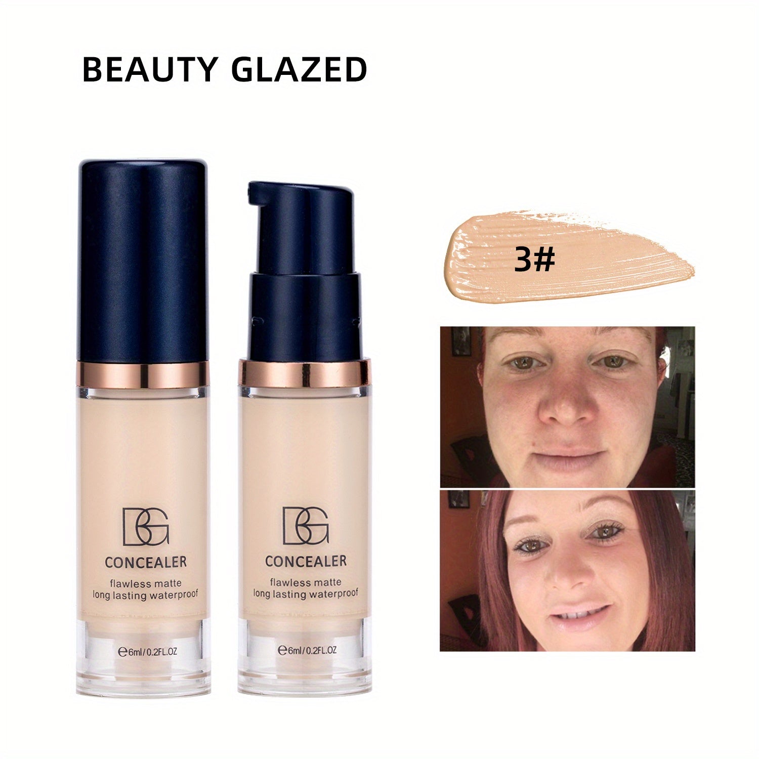 Hydrating Camo Concealer Lightweight Full Coverage Satin Finish