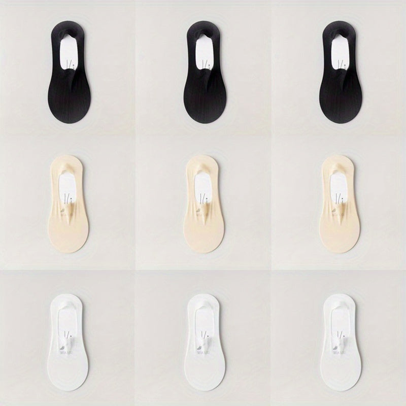 9 Pairs Invisible Lightweight Ankle Socks Women's Stockings