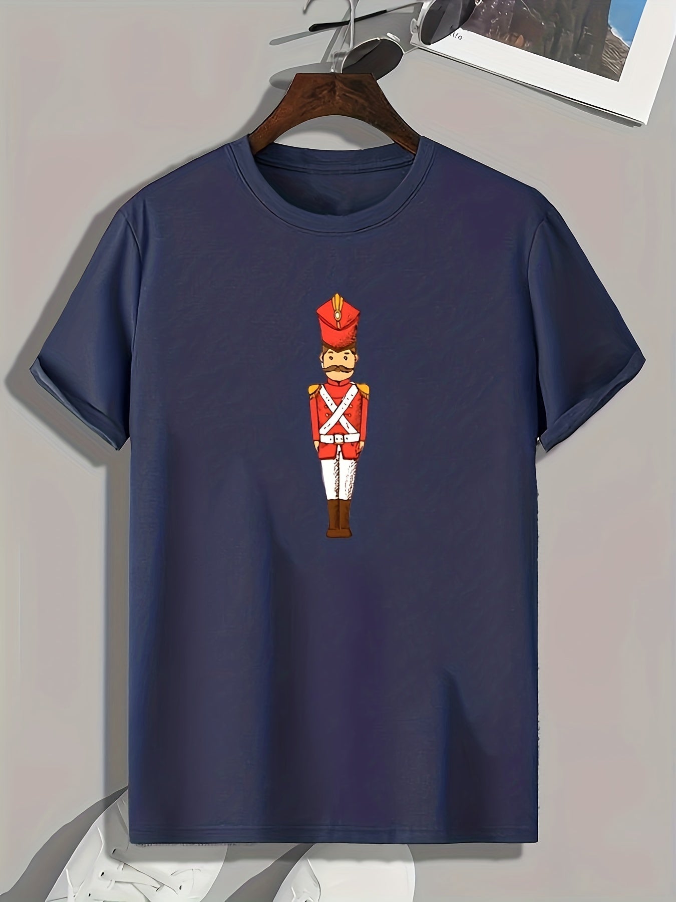 Guard Print Men's Tee Casual Summer T-shirt