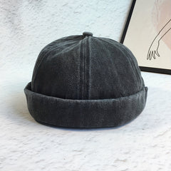 Vintage Landlord Hat Beanie Hip Hop Ruffle Japanese Style