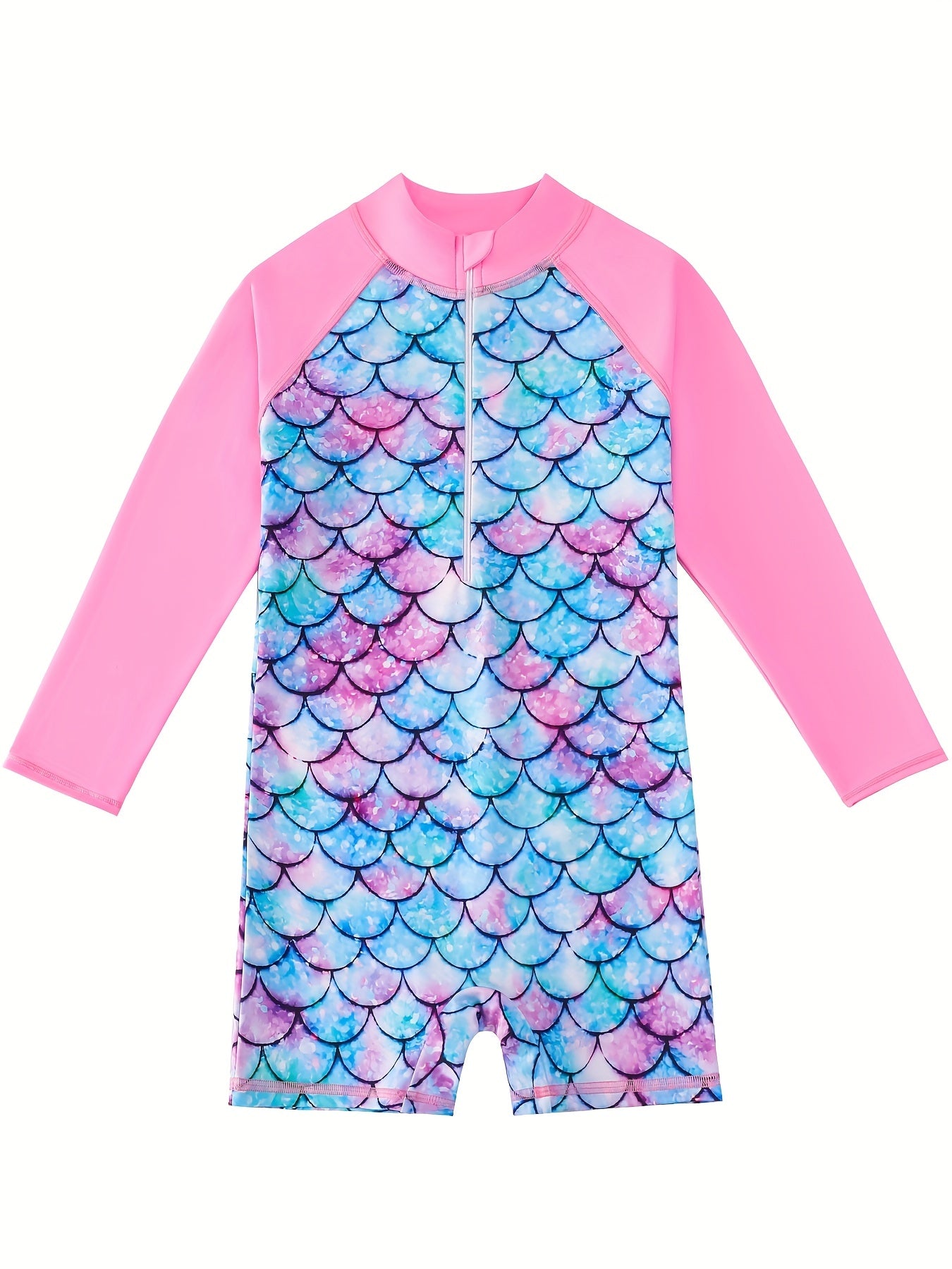 Adorable Girls Mermaid Swimsuit for Pool Fun