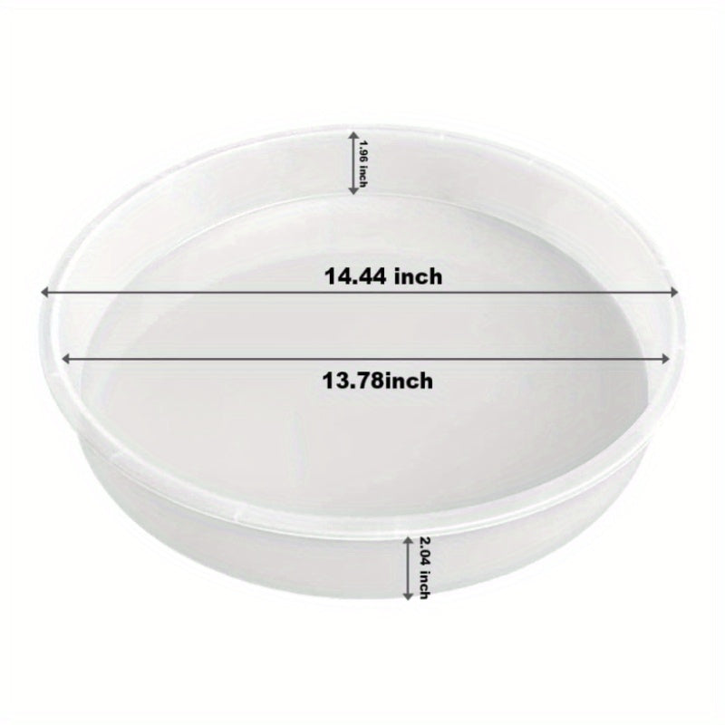 XL Silicone Tray Mold for DIY Resin Casting Clock & Floral Preservation