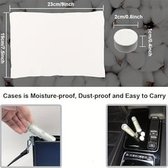 550pcs Compressed Towels + 5 Carrying Cases Camping Disposable Towels