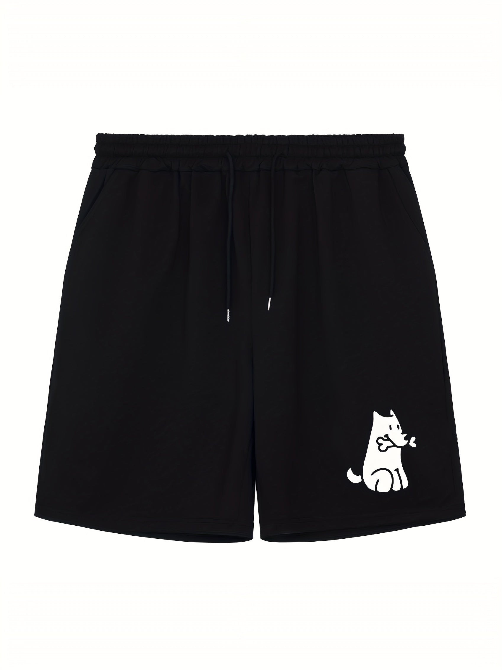 Men's Dog & Bone Doodle Print Workout Shorts