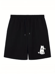 Men's Dog & Bone Doodle Print Workout Shorts