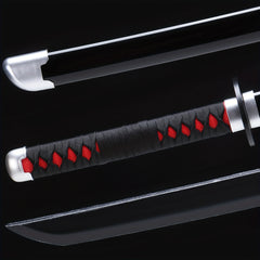 Wooden Anime Sword Samurai Katana Sword for Halloween Cosplay