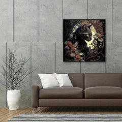 Rose Cat 5D Diamond Painting Set - DIY Frameless Embroidery Cross Stitch