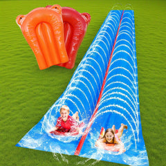 Ripple Water Slide with 2 Surfboards for Lawn Splash