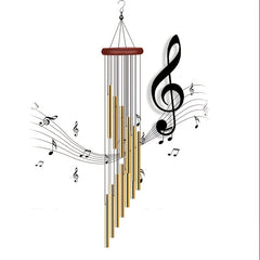 Outdoor Wind Chimes Aluminum Tubes Hanging Hooks