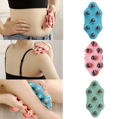 Muscle Relax Massage Gloves Roller Ball for Back Legs Buttocks