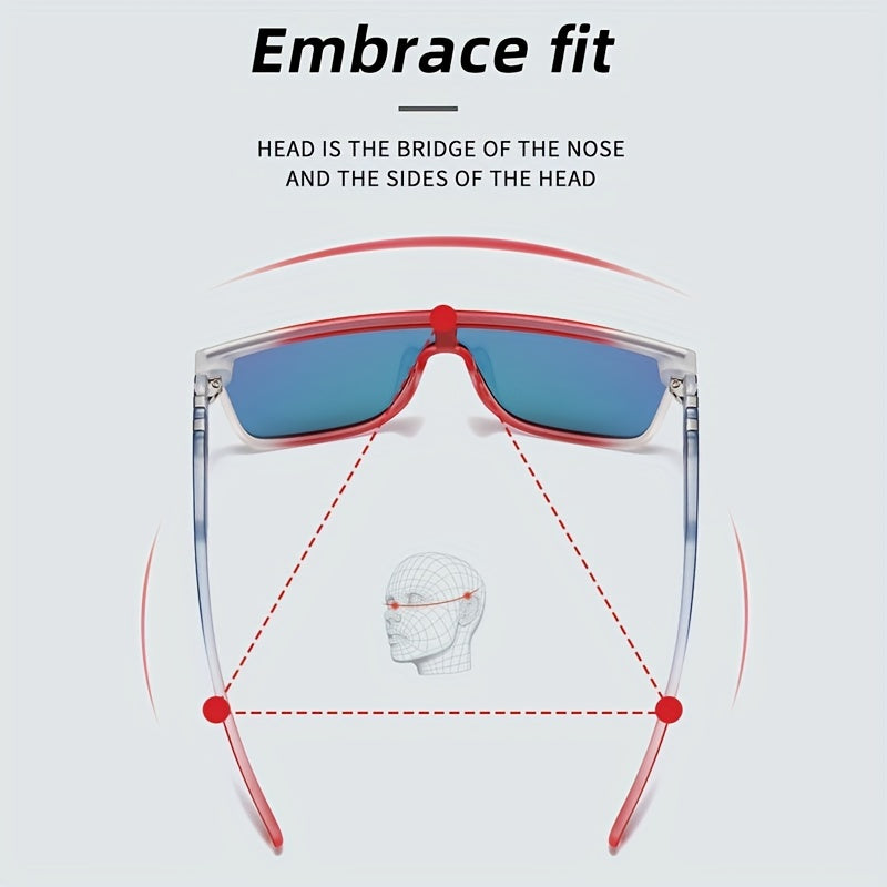 Men's Square Polarized Sunglasses UV Protection
