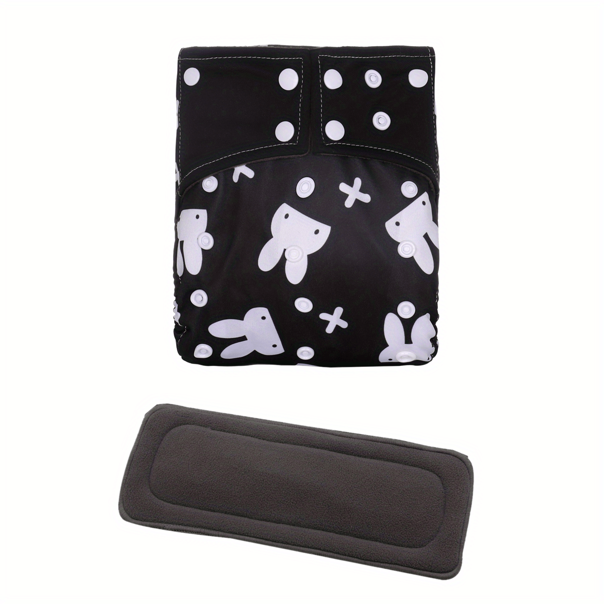 1pc Reusable Adjustable Washable Diaper + Bamboo Charcoal Insert