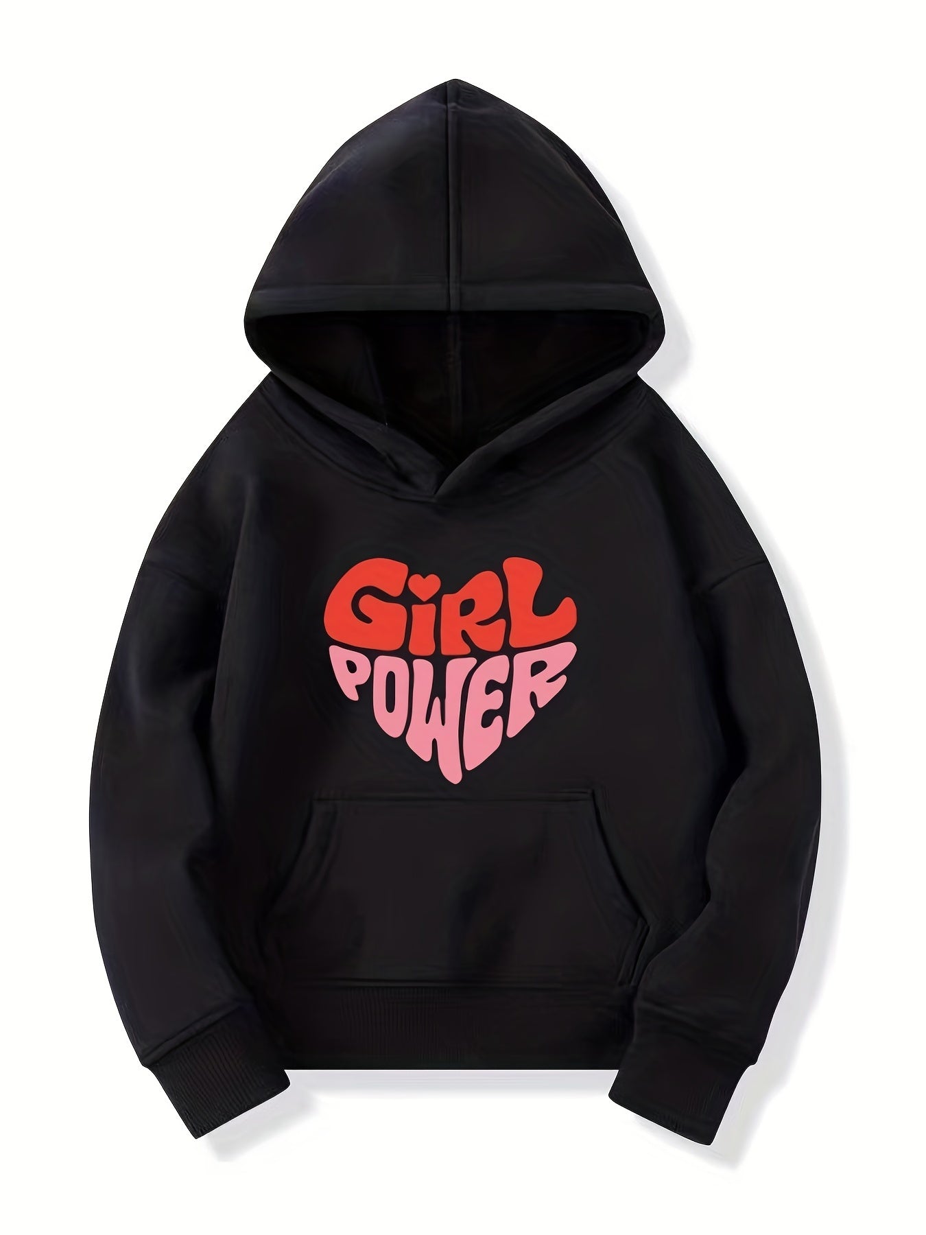 Girl Power Pattern Party Casual Sweatshirt Top For Children Kids Clothing Gift